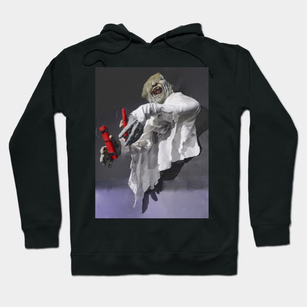 Dynamite Dan Meets the Elephant Man Hoodie by PictureNZ